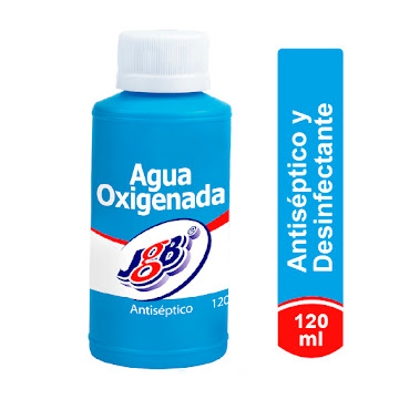 Agua Oxigenada JGB Frasco x 120 ml  