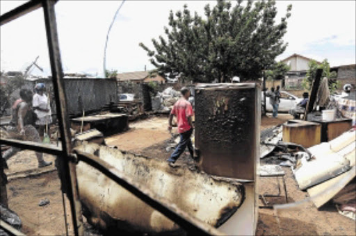 CLOSE SHAVE: Ikageng Keaikitse of Bekkersdal was lucky to survive after he was stabbed eight times a few metres from his home Photos: Thulani Mbele