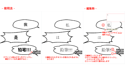 bilibili漫画 翻訳表示ツール