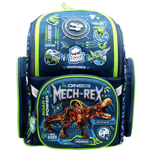 Ba Lô Chống Gù Fancy Mech-Rex Dino - Clever Hippo BD1222/BLUE_FHS