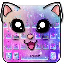Herunterladen Galaxy Kitty Emoji Keyboard Theme Installieren Sie Neueste APK Downloader