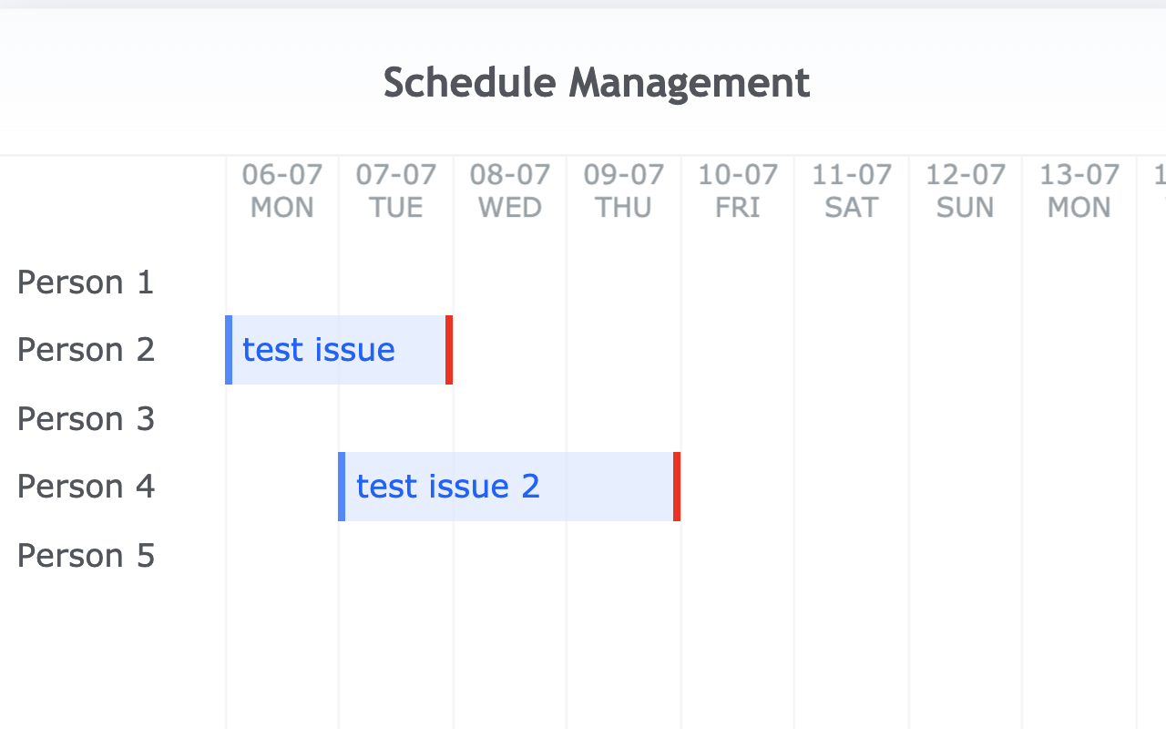 Redmine Schedule Management Preview image 0