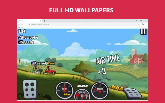 Hill Climb Racing Wallpapers and New Tab