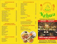 Kehwa Kitchen menu 3