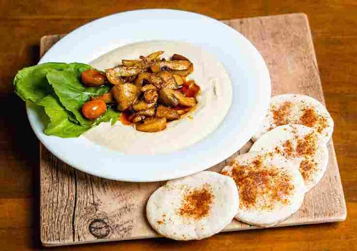 Grilled Mushroom Hummus