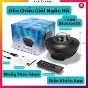 Đèn Chiếu Sao Galaxy Tự Xoay Mây Thiên Hà Chiếu Ngàn Sao Kèm Loa Bluetooth Bảo Hành 12 Tháng