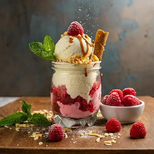 Classic Raspberry Sundae