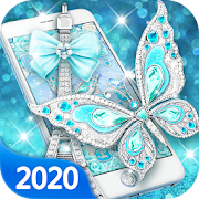 Turquoise Diamond Butterfly Theme 2.1.0 Icon