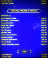 The Pinnacle menu 1