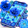 Blue diamonds live wallpapers icon