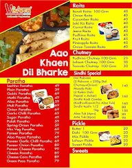 Vishwa Aahar menu 1