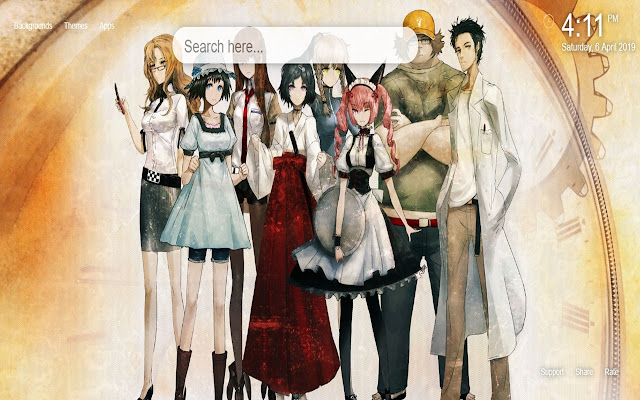 Steins Gate HD Fonds décran et thèmes