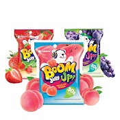 Kẹo Dẻo Boom Jelly Gói 25G (Dâu, Nho, Đào)