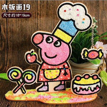 Đồ Chơi Tô Màu Tranh Mút Xốp, Tranh Tô Màu Bọt Xốp Slime Gỗ 3D, Gỗ Slime Cho Bé Tự Ý Sáng Tạo.