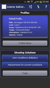 Exterior Ballistics Calculator screenshot 0