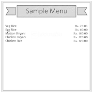 Taj Briyani & Fast Food menu 1