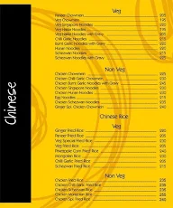 Zinger Restaurant menu 1