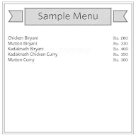 The Biryani House menu 1