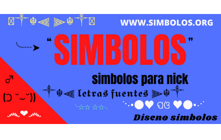 Simbolos ~ Lista de todos los simbolos? Preview image 0