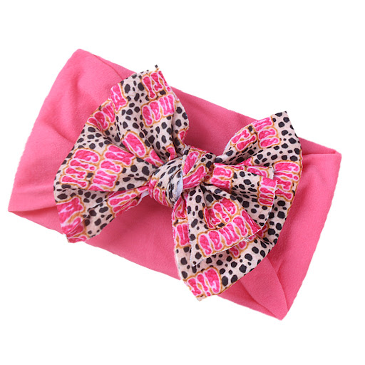 Title 10, Fashion Kids Double Layer Printed Bow Bandana, ...