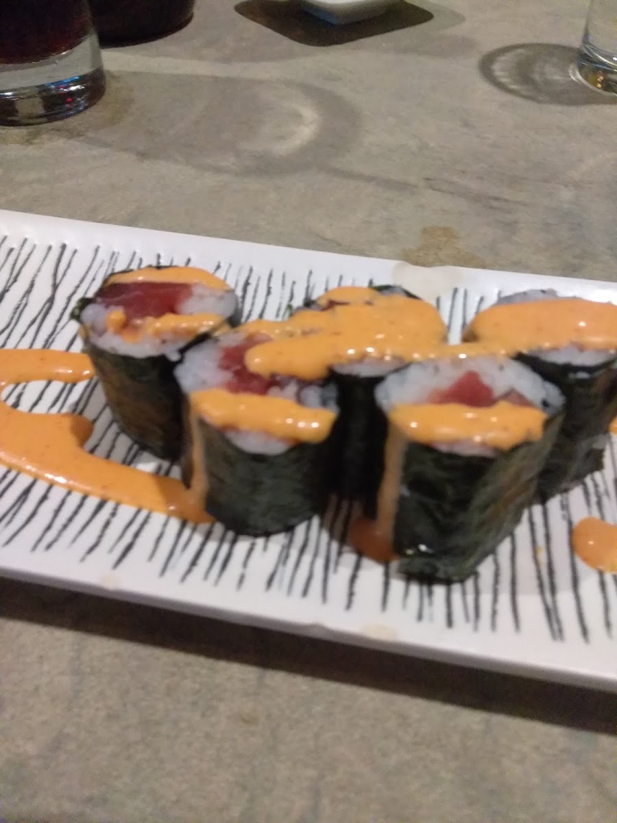 Gluten-Free Sushi at Dragonfly Robata Grill & Sushi