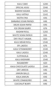 Harshini Enterprises menu 3