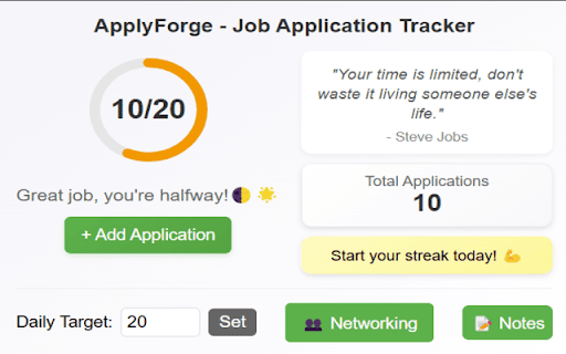 ApplyForge- Job Application Tracker screenshot 3