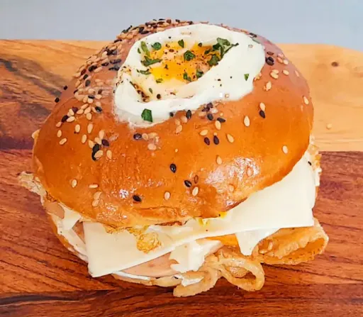 Mafia Boss Bagel Sandwich