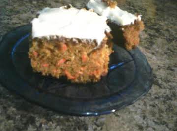 Carrot Cake with Cream Cheese Frosting