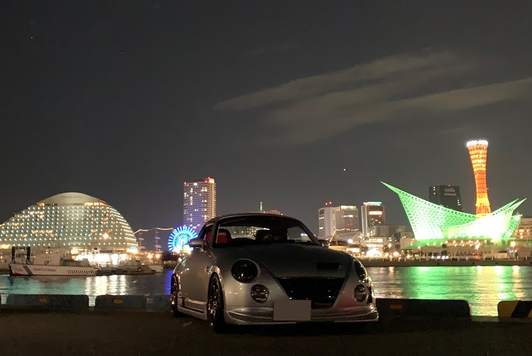 コペンのコペンl880k・神戸メリケンパーク・一眼レフ初心者・夜景と愛車に関するカスタム事例の投稿画像3枚目