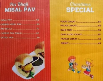 Chaatimes menu 