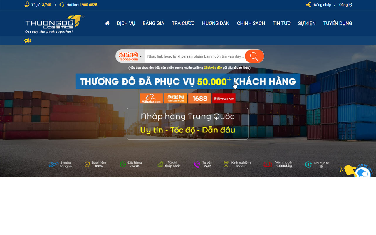 THƯƠNG ĐÔ LOGISTICS - CÔNG CỤ ĐẶT HÀNG TEST Preview image 0