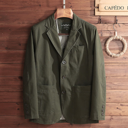 Title 4, Mens middle-aged leisure suit baggy coat. Comf...
