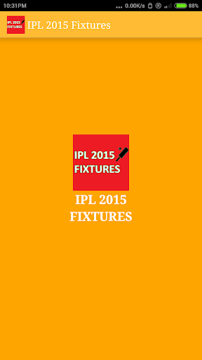 IPL 2015 Fixtures