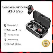 Tai Nghe Ko Dây Bluetooth 5.2 Gaming Cho Đt Táo Và Android - Phiên Bản Quốc Tế Amoi S10 Pro Tws