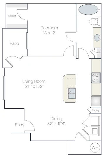 Go to Zilker I Renovated Floorplan page.