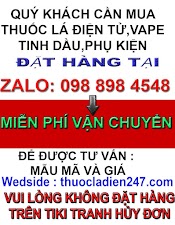 Thuốc Kèm . Điện Tử A Lá Sạc Điện Siêu Khói 100K Arse