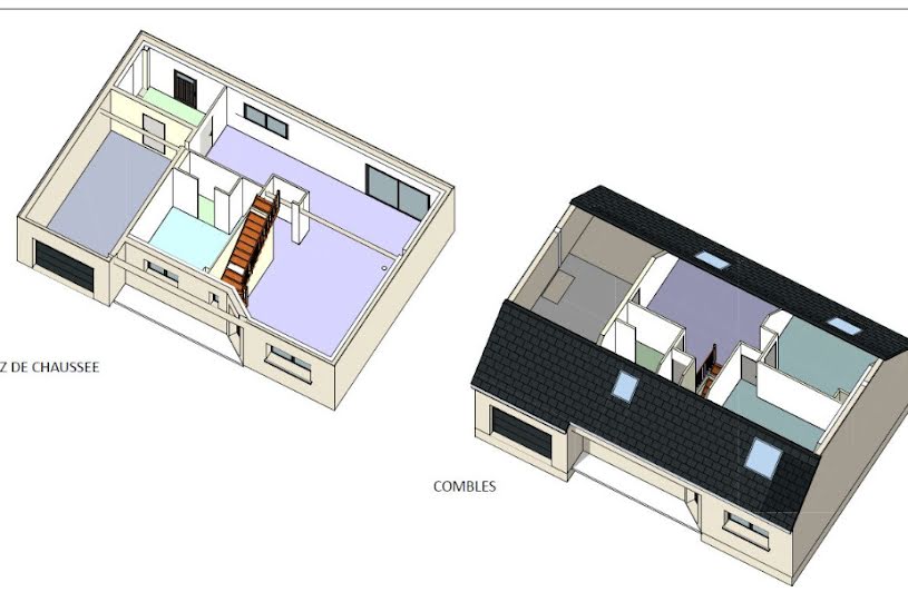  Vente Terrain + Maison - Terrain : 723m² - Maison : 98m² à Neuville-sur-Sarthe (72190) 