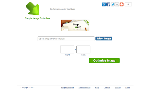 Image Optimizer for the Web