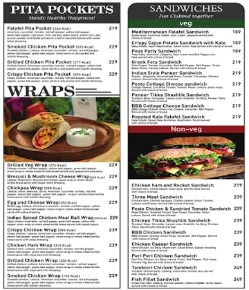 Salad Company menu 