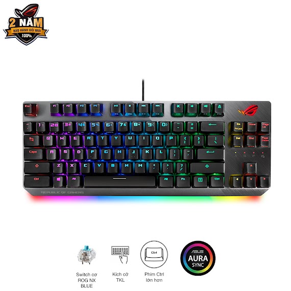 [Mã Elre2Tr Giảm 8% Đơn 500K] Bàn Phím Asus Rog Strix Scope Nx Tkl - Hàng Chính Hãng