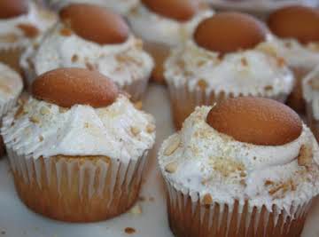 Banana Cream Cup Cakes