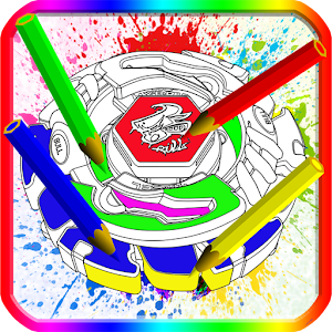 Coloring Spin Blade  Icon