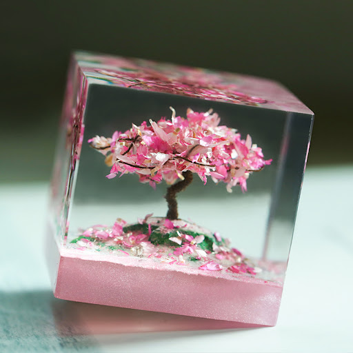 Title 5, Cherry Tree Nightlight Bedside Ornament, provid...