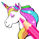 Rainbow Glitter Coloring Book  icon