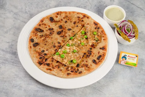 Cheese Matar Paratha