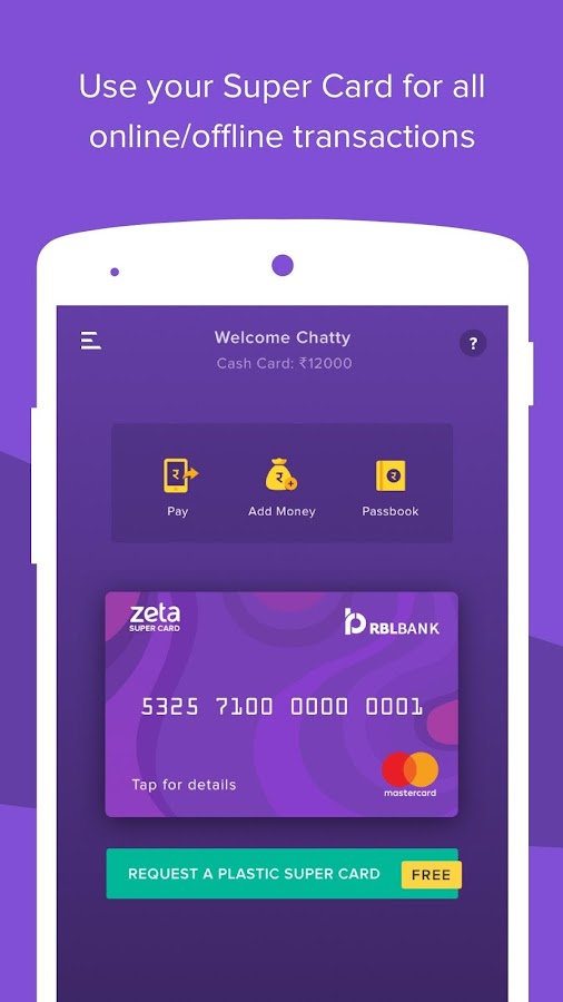    Zeta Wallet, Payment, Save Tax- screenshot  