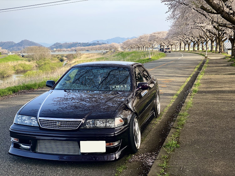 マークIIの桜コラボ・桜と愛車・ドライブ・ムーヴカスタム・福井に関するカスタム事例の投稿画像1枚目