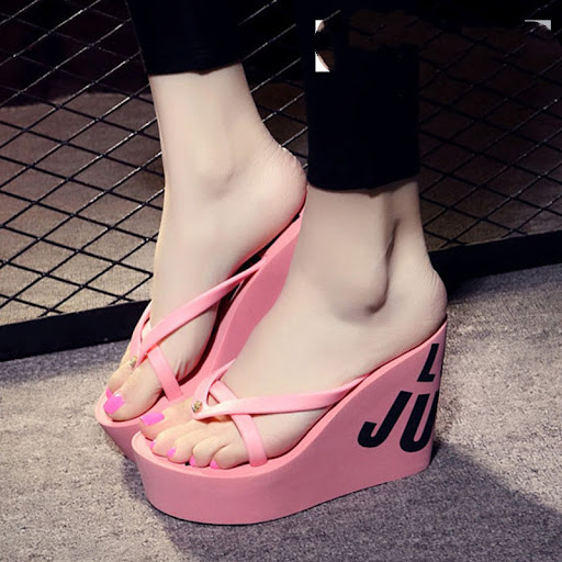 Title 3, Non-slip beach womens shoes with super high he...