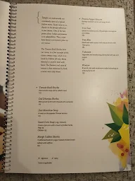 The Yellow Chilli menu 1